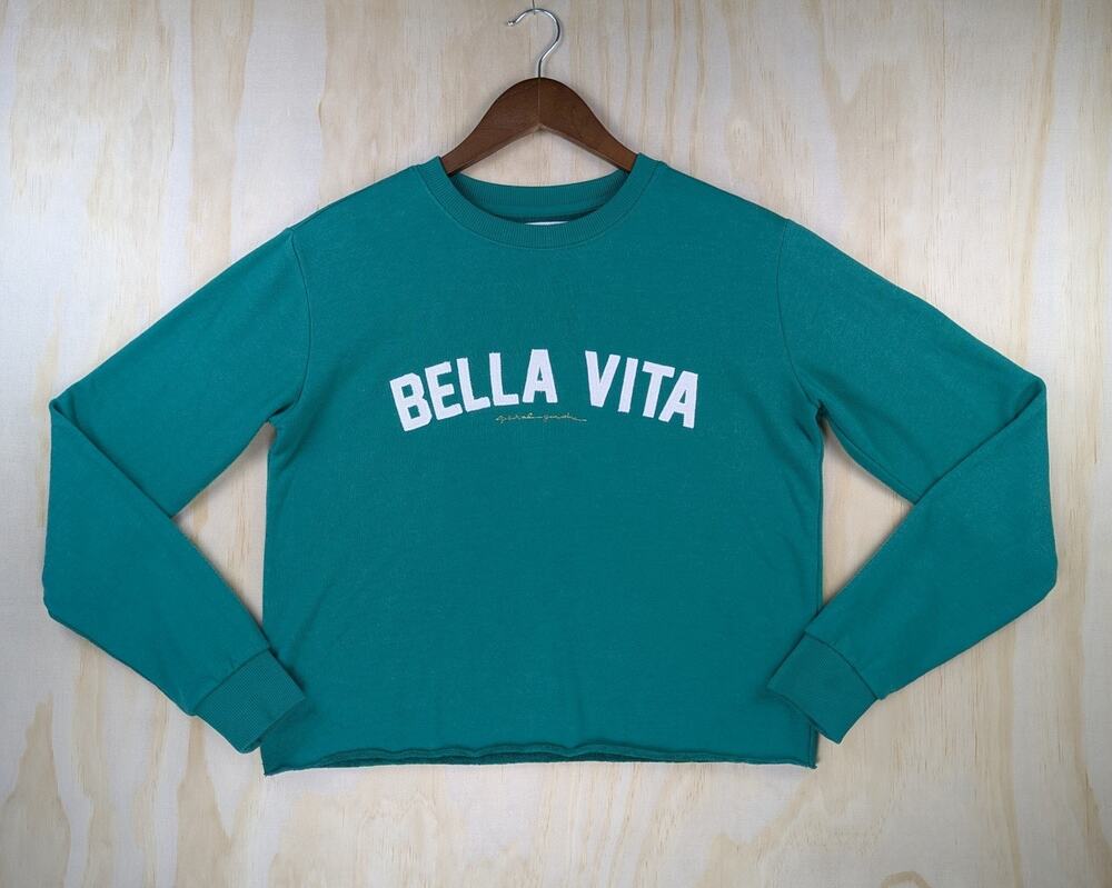 Spiritual Gangster Women's Small Bella Vita Cropped Sweatshirt French Terry